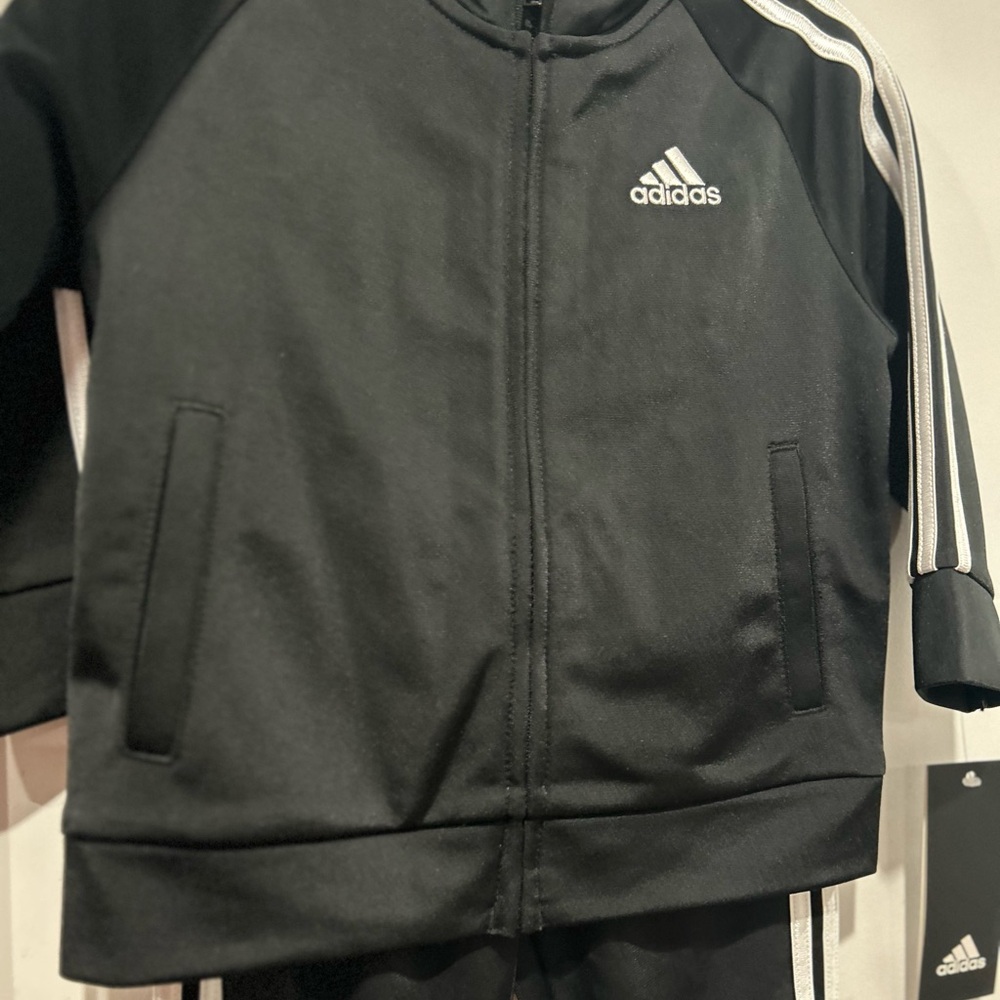 Adidas Kids Black Jacket